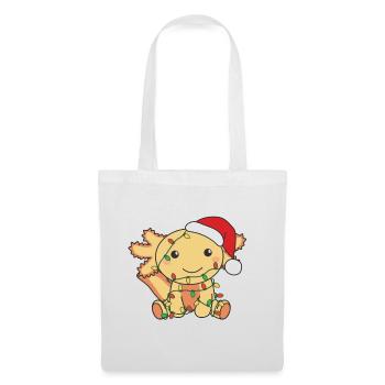 Axolotl Noël Animaux d’hiver Axolotls - Sac en tissu - blanc - Devant