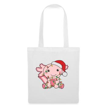 Axolotl Noël Animaux d’hiver Axolotls - Sac en tissu - blanc - Devant