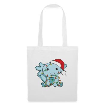 Axolotl Noël Animaux d’hiver Axolotls - Sac en tissu - blanc - Devant