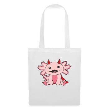 Axolotl Halloween Sweet Devil Kids Costume de sorcière - Sac en tissu - blanc - Devant