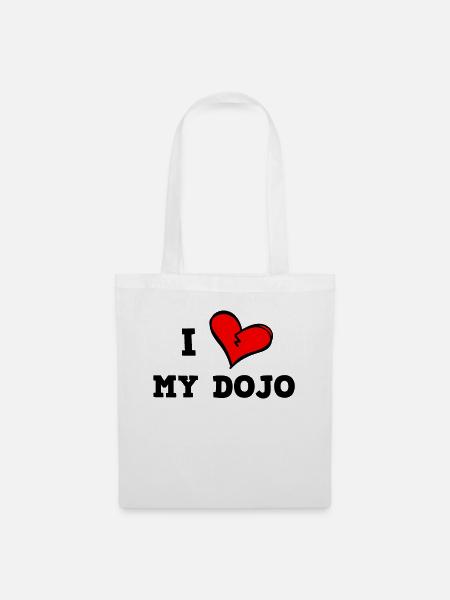 Ich liebe meinen Dojo - Stoffbeutel - Weiß