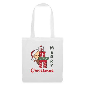 Monkey Christmas Gift Winter Animals Monkeys - Tote Bag - white - Front