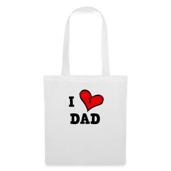I love dad - Tote Bag - white - Front