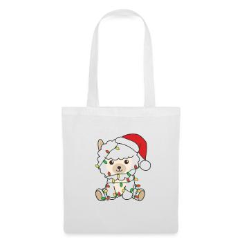Alpaca Christmas Winter Animals Alpacas - Tote Bag - white - Front
