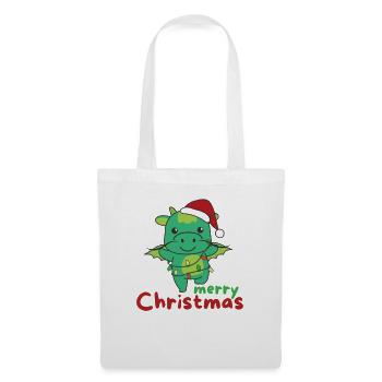 Dragon Merry Christmas Winter Animals Dragon - Tote Bag - white - Front