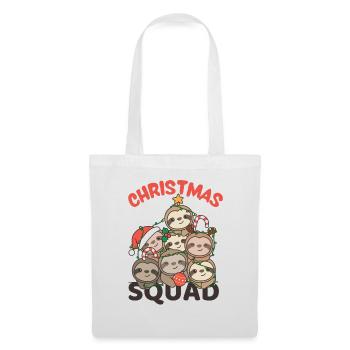 Sloth Christmas Tree Christmas Squad Sloths - Tote Bag - white - Front