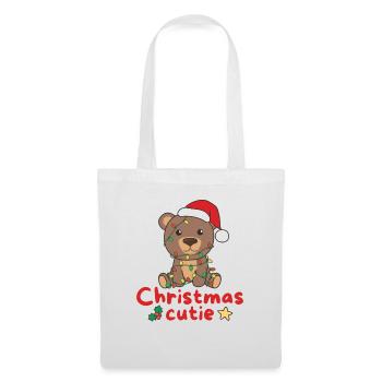 Bear Christmas Bear Christmas Cutie - Tote Bag - white - Front