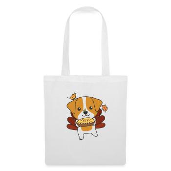 thanksgiving day outfits turkey jack Russell Pie - Tote Bag - white - Front