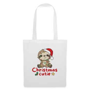 Sloth Christmas Sloths Christmas Cutie - Tote Bag - white - Front