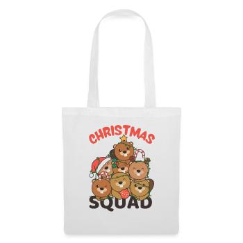 Beaver Christmas Tree Christmas Squad Beaver - Tote Bag - white - Front