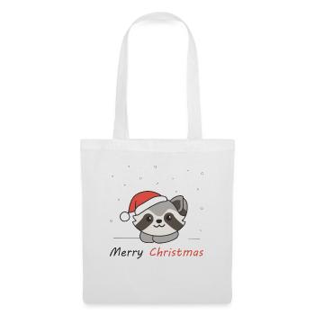 Raccoon Christmas Snow Winter Raccoons - Tote Bag - white - Front