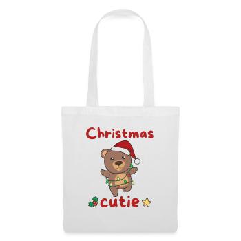 Bear Christmas Bear Christmas Cutie - Tote Bag - white - Front