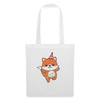 Fox for a birthday for children a birthday - Tote Bag - white - Front