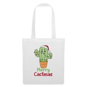 Merry Cactma's Funny Cacti Plants Wordplay - Tote Bag - white - Front