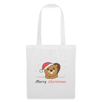 Beaver Christmas Snow Winter Animals Beaver - Tote Bag - white - Front