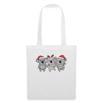 Koala Christmas Animals Cute Koalas - Sac en tissu - blanc - Devant