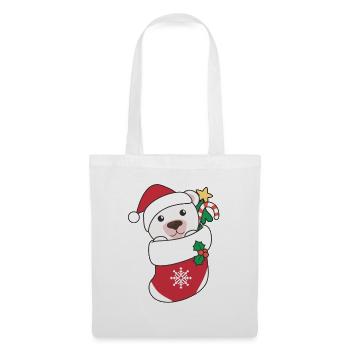 Polar bear Christmas Snow Winter Animals Polar bears - Tote Bag - white - Front