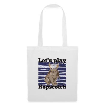 Jackalope Christmas Rabbit Design - Tote Bag - white - Front
