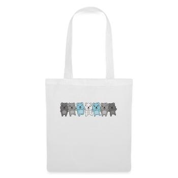 Demiboy Flag Pride LGBTQ Cute Quokka - Tote Bag - white - Front