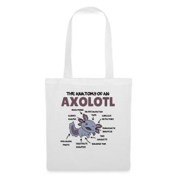 Axolotl Explanation Anatomy of an Axolotl - Tote Bag - white - Front