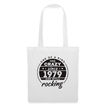 Unique en son genre totalement fou depuis 1979 Rocking - Sac en tissu - blanc - Devant