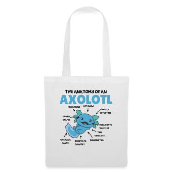 Axolotl Explanation Anatomy of an Axolotl - Tote Bag - white - Front