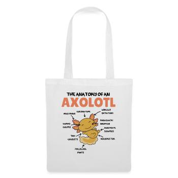 Axolotl Explanation Anatomy of an Axolotl - Tote Bag - white - Front
