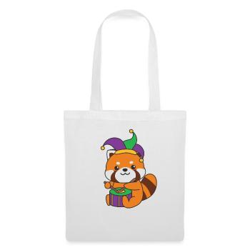 Panda rouge de carnaval avec tambour Costume de carnaval - Sac en tissu - blanc - Devant