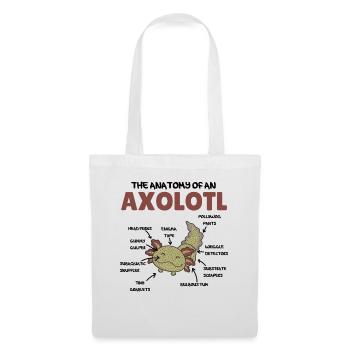 Axolotl Explanation Anatomy of an Axolotl - Tote Bag - white - Front