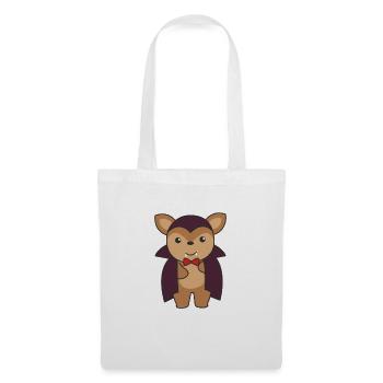 Deer Halloween Cute Devil Vampire Costume - Tote Bag - white - Front