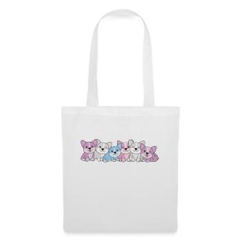 Intersex Flag Corgi Pride LGBTQ Cute Dogs - Tote Bag - white - Front