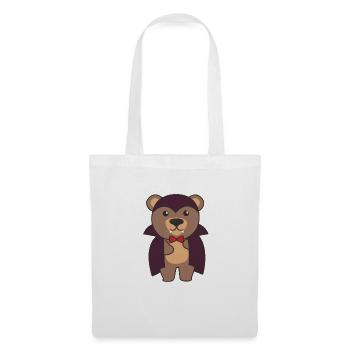 Bear Halloween Cute Devil Kids Vampire Costume - Tote Bag - white - Front