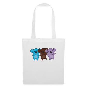 androsexual flag pride LGBTQ cute koala - Tote Bag - white - Front