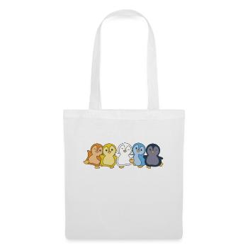 Aroace Flag Pride LGBTQ Cute Penguin - Tote Bag - white - Front
