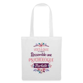 Psychologue cadeau humour psychologie Rigolo Femme - Sac en tissu - blanc - Devant