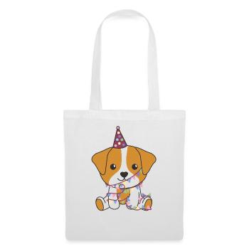 Jack Russell for a birthday for children - Tote Bag - white - Front