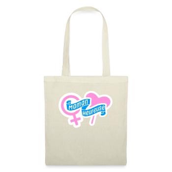 Maman Slogan Cadeau Rigolo Femme Humour Dicton - Sac en tissu - nature - Devant