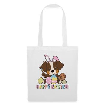 Happy Easter Sweet Australian Shepherd Easter With - Tote Bag - white - Front