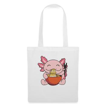 Mais d’abord ramen axolotl sucré mange ramen ramen - Sac en tissu - blanc - Devant