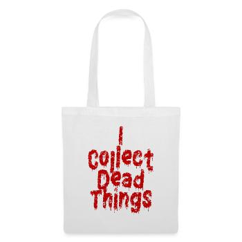 Je collectionne les choses mortes - Sac en tissu - blanc - Devant