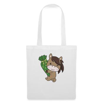 bye bye kindergarten hello school horse - Tote Bag - white - Front