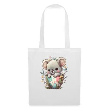 cute koalas for Easter with Easter eggs Koala - Tote Bag - white - Front