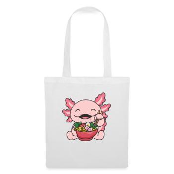 Mais d’abord ramen axolotl sucré mange ramen ramen - Sac en tissu - blanc - Devant