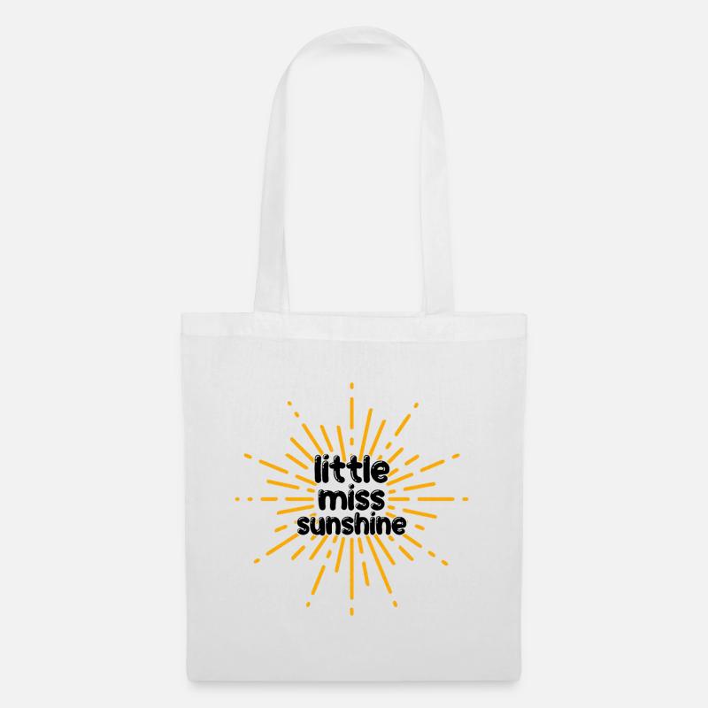 Little Miss Sunshine Design - Stoffbeutel - Weiß