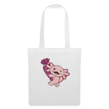 bye bye kindergarten hello school axolotl - Tote Bag - white - Front