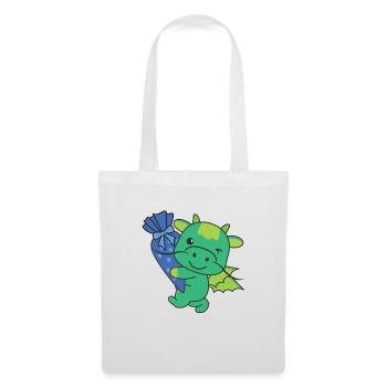 bye bye kindergarten hello school dragon - Tote Bag - white - Front