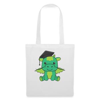 Kids Kindergarten nailed it Drache Graduation - Stoffbeutel - Weiß - Vorne