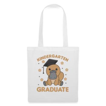 Kids Kindergarten graduate Schnabeltier Graduation - Stoffbeutel - Weiß - Vorne