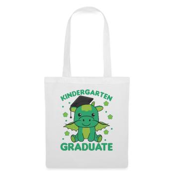 Kids Kindergarten graduate Drache Graduation - Stoffbeutel - Weiß - Vorne