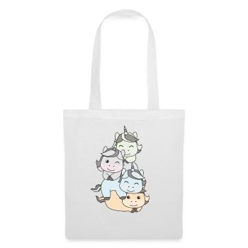Unlabeld Flag Pride LGBTQ cute unicorn - Tote Bag - white - Front